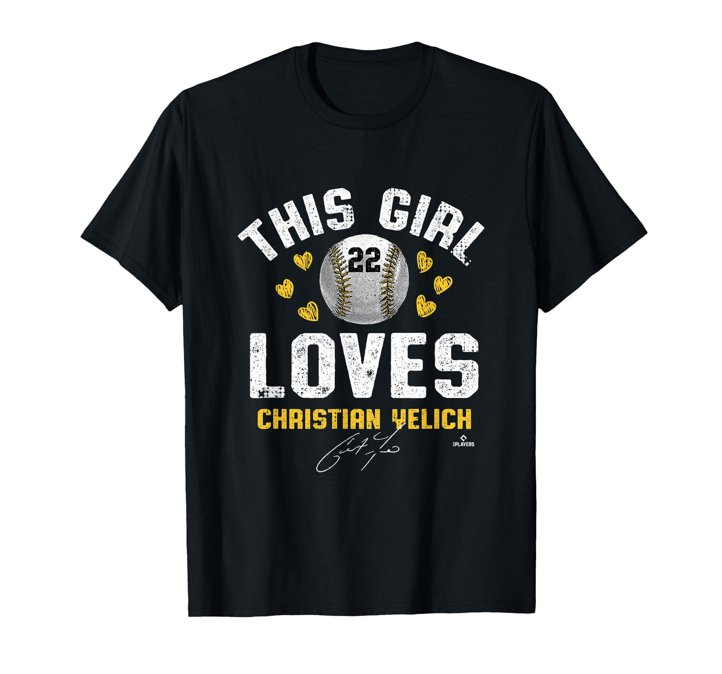 This Girl Loves Christian Yelich Milwaukee MLBPA T-Shirt