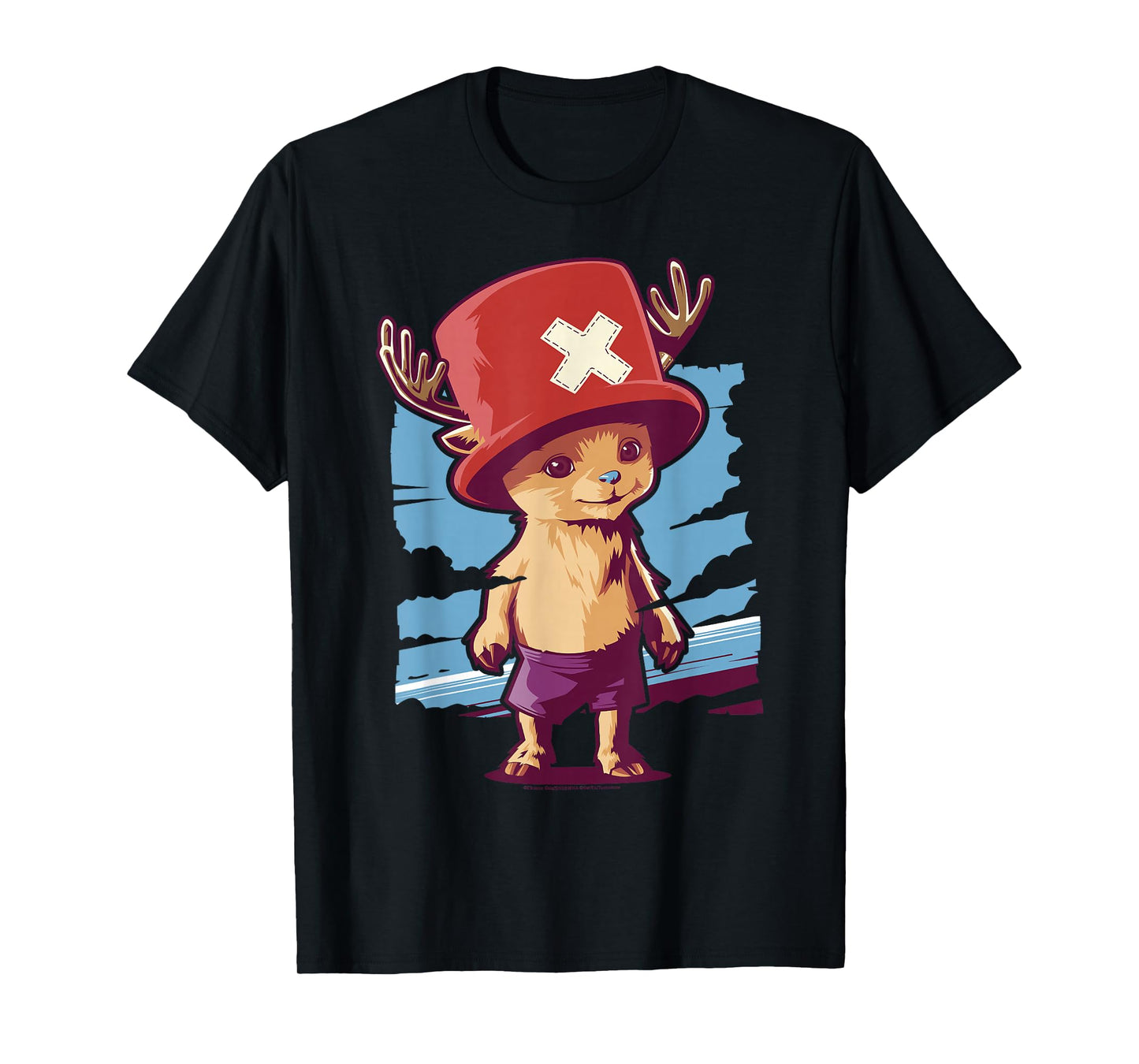 One Piece Tony Tony Chopper Cute Full Body Portrait T-Shirt