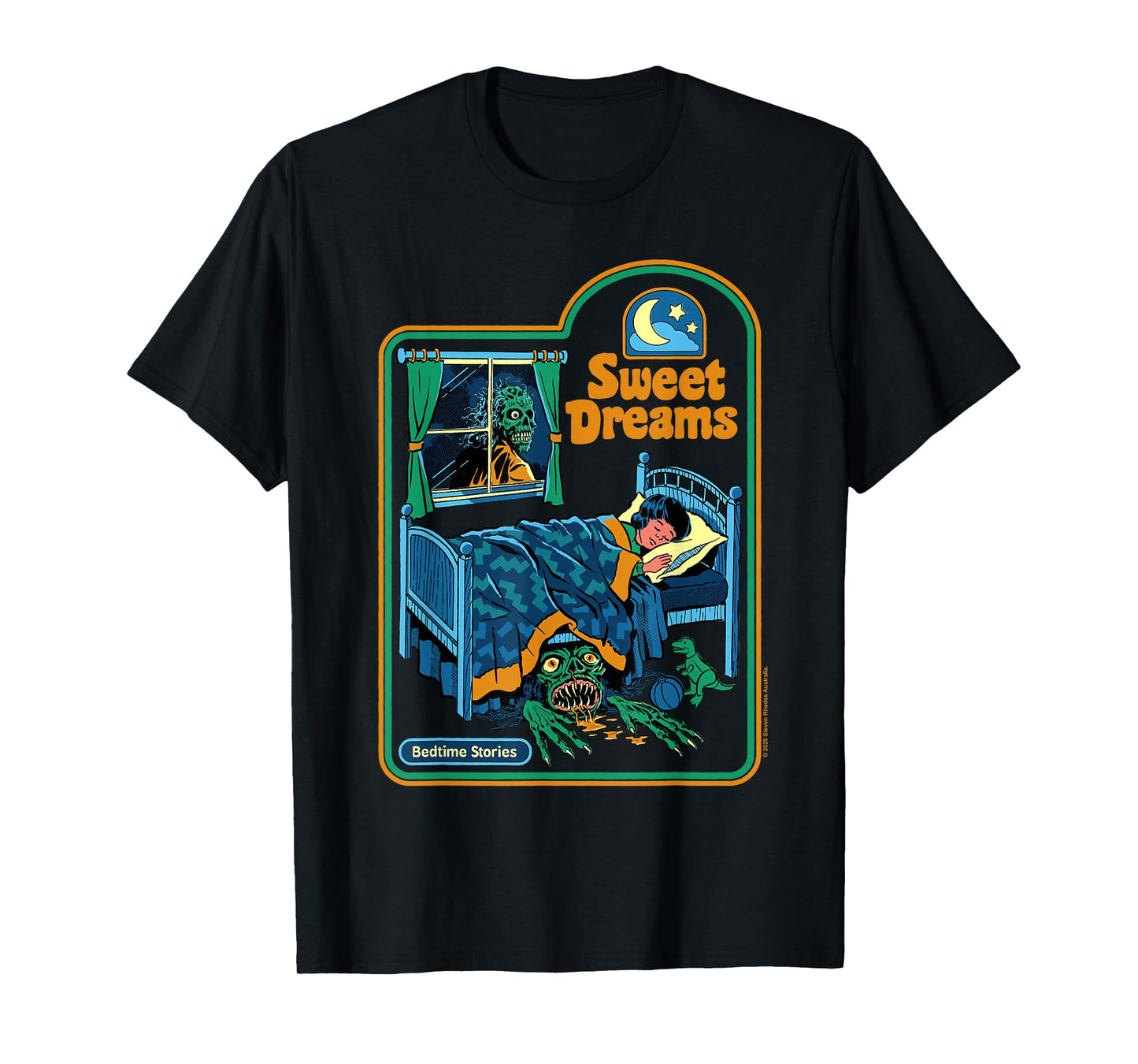 Sweet Dreams Monster Sarcastic Retro Funny Adult Humor T-Shirt