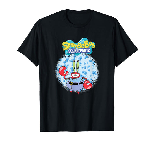 Mademark x SpongeBob SquarePants - Original SpongeBob Square Pants - Mr. Krabs with bubbles T-Shirt