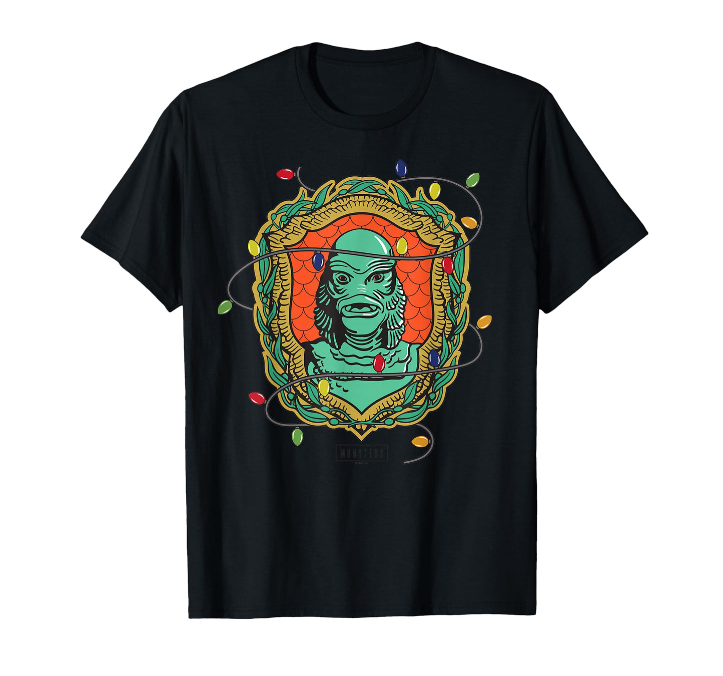 Universal Monsters Creature From The Black Lagoon Christmas T-Shirt