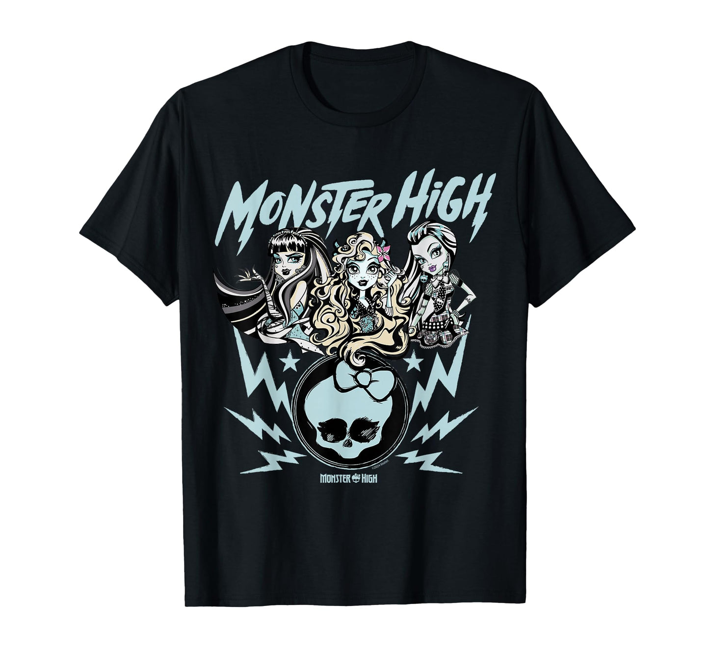 Monster High Alumni Rock Poster Lagoona Cleo Frankie Stein T-Shirt
