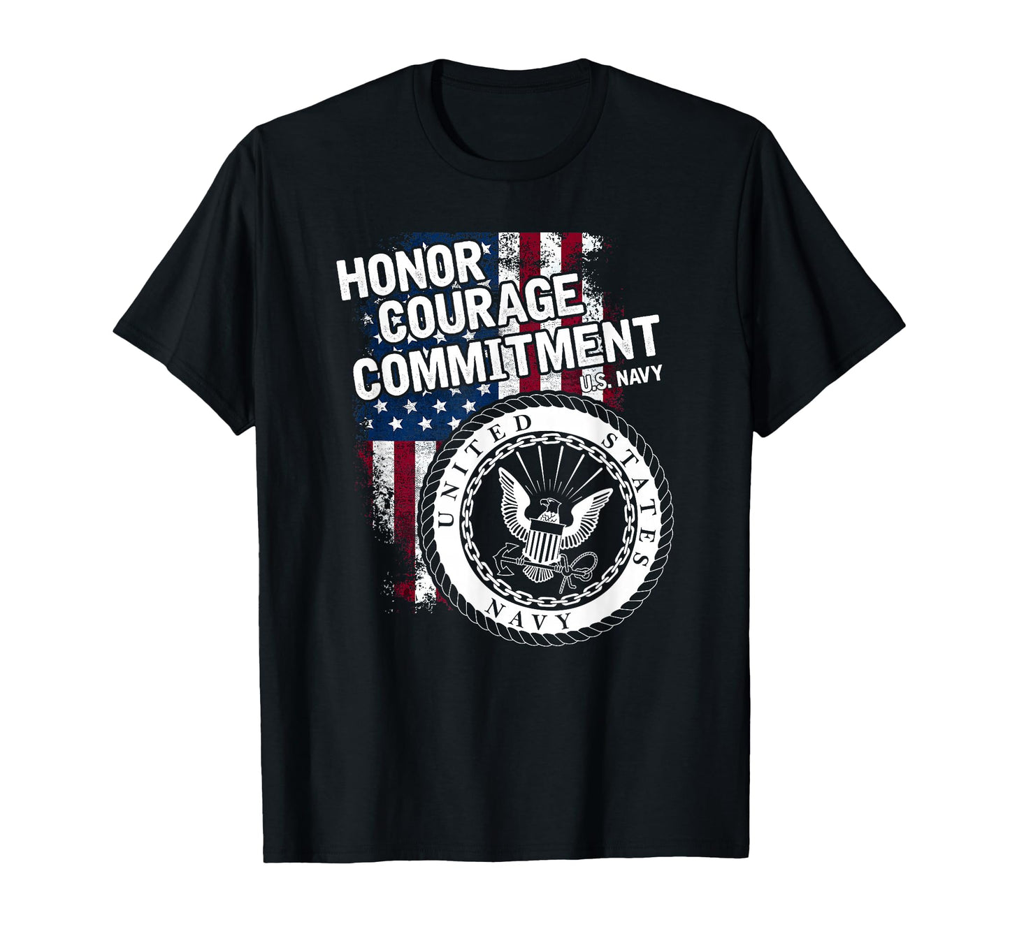 HONOR COURAGE COMMITMENT U.S. NAVY T-Shirt