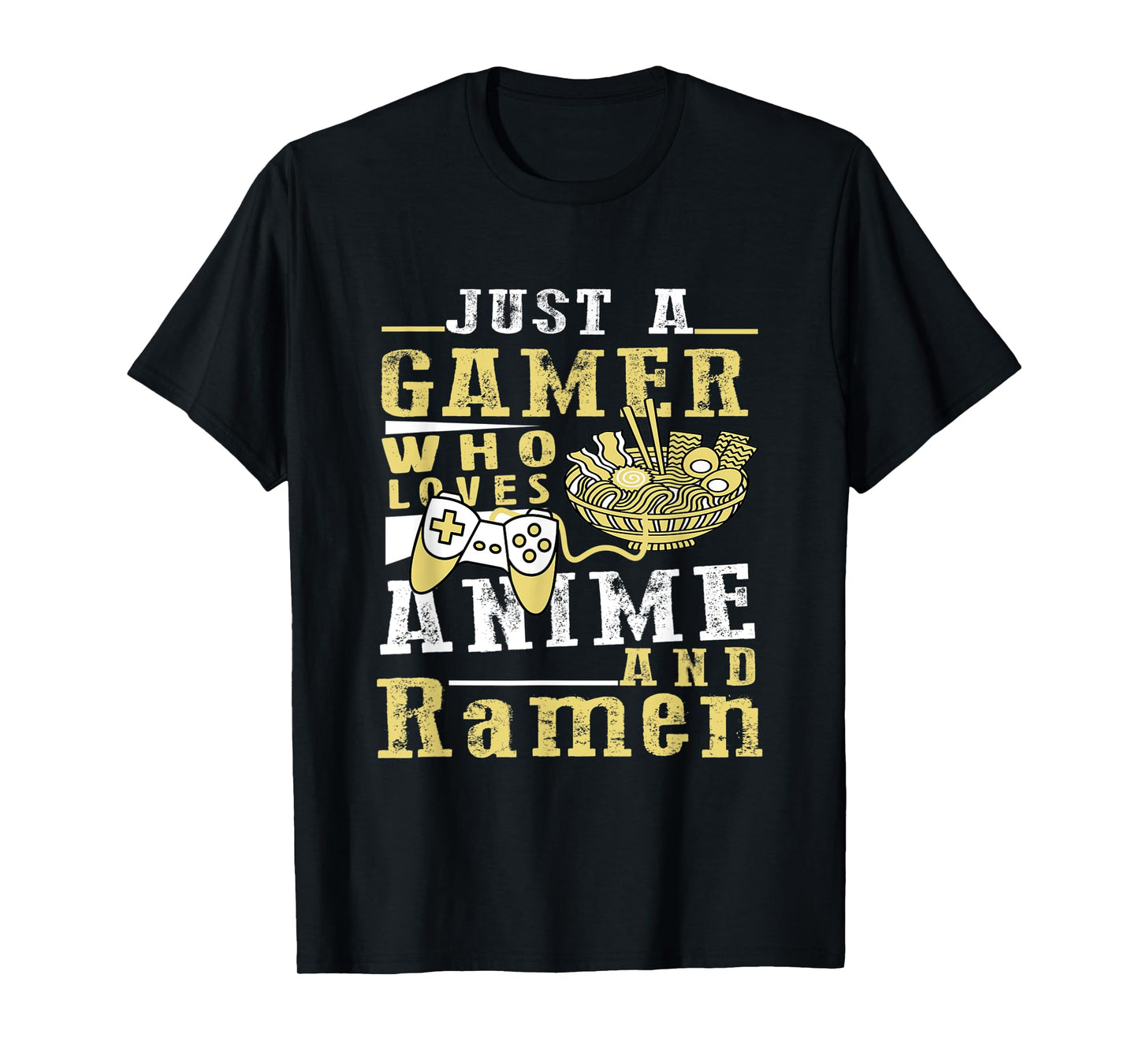 Just A Gamer Who Loves Anime Ramen And Game Anime Lover Boy T-Shirt