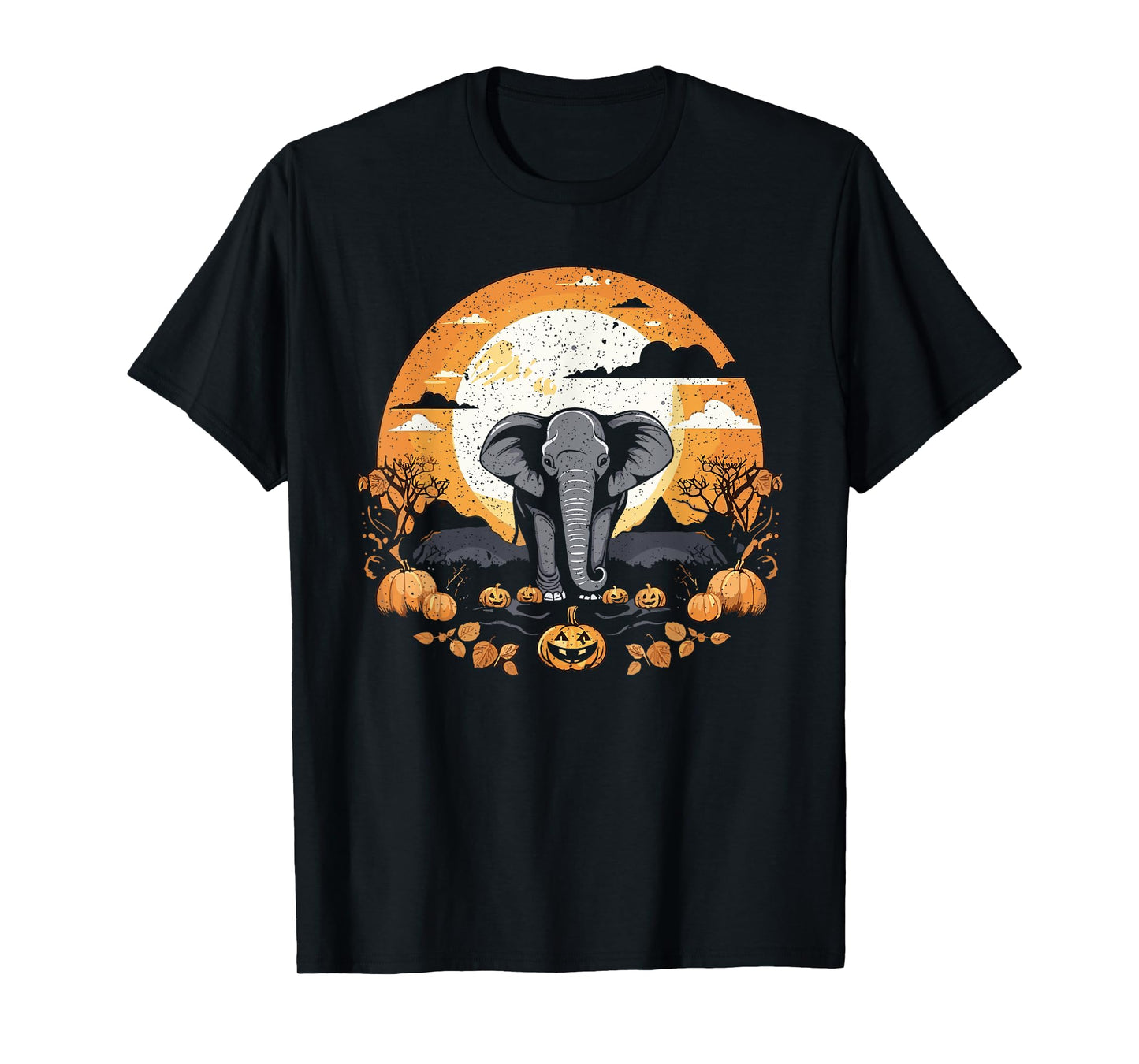 Elephant Halloween Safari Trick Or Treat Spooky Animal T-Shirt
