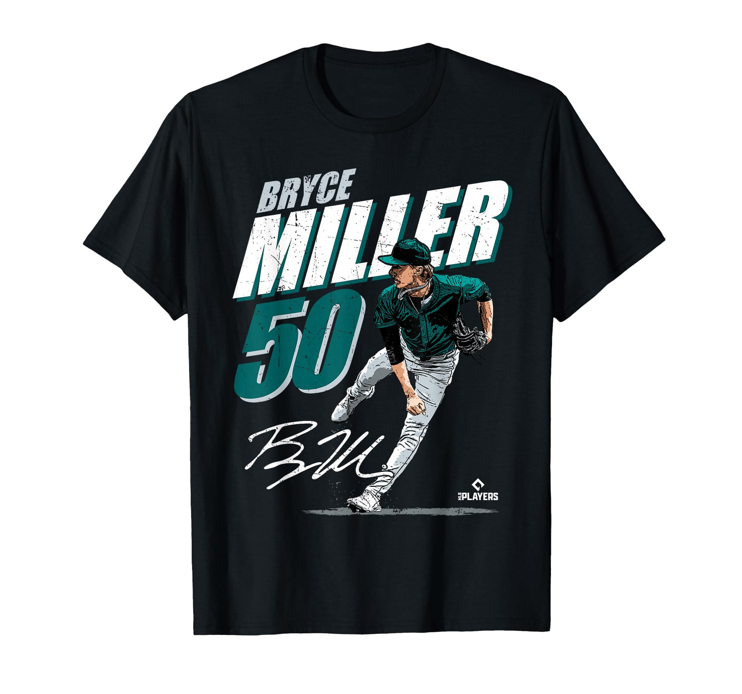 Bryce Miller | Seattle MLB Baseball Player | MLBBMI204M T-Shirt