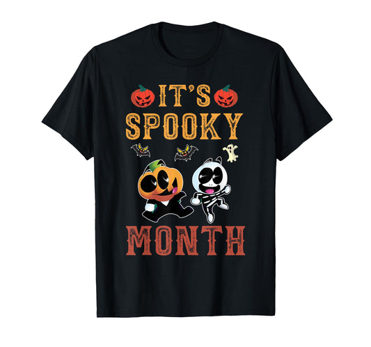 It's Spooky Month Retro tee for Boy kids T-Shirt