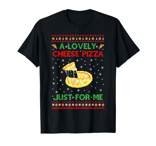 A Lovely Cheese Pizza Shirt Funny Kevin X-Mas T-Shirt
