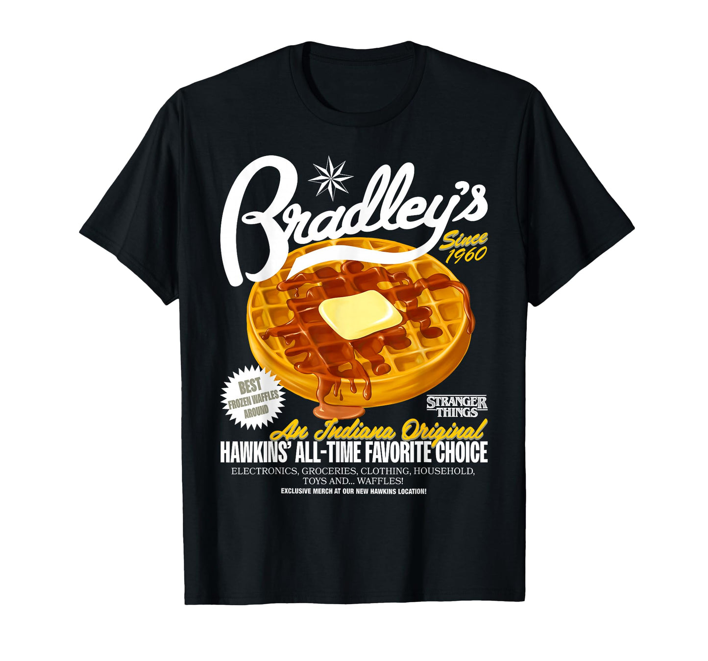 Stranger Things Season 5 Bradley's Best Frozen Waffles T-Shirt
