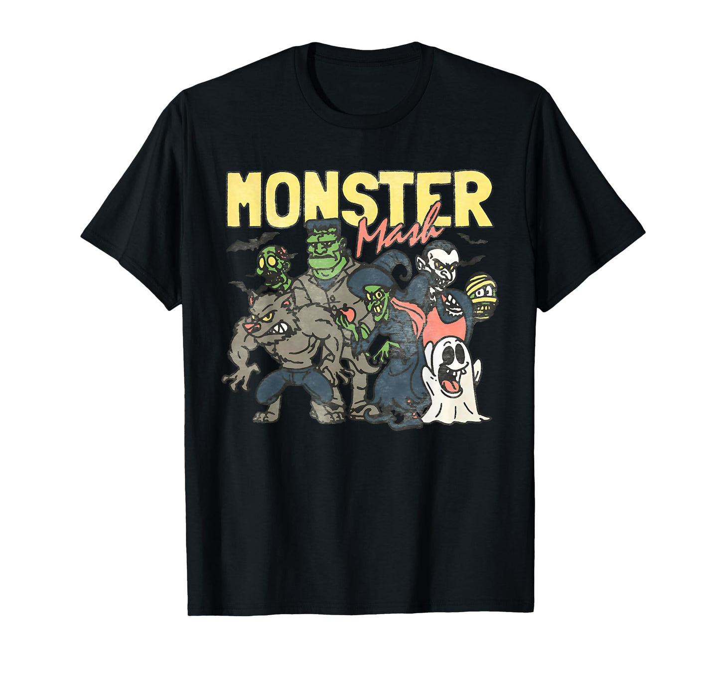 Monster Mash Happy Halloween Spooky Season Trick Or Treat T-Shirt