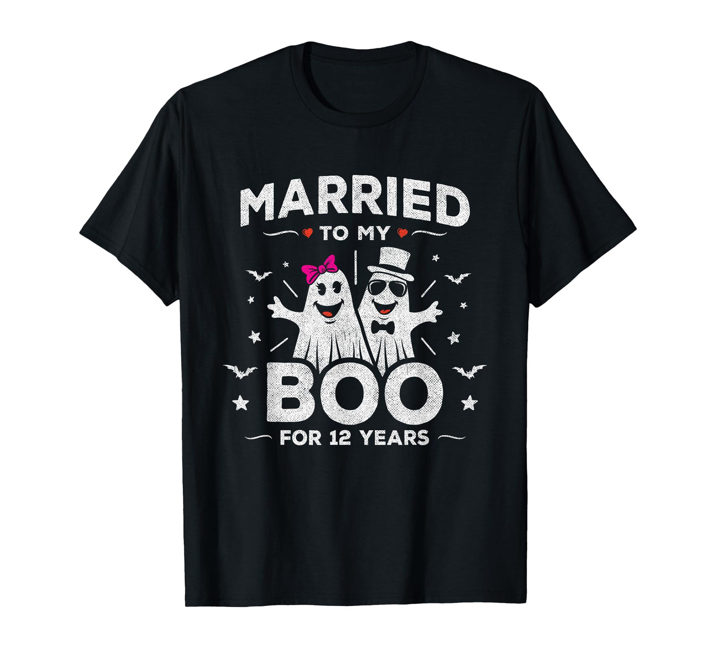 12th Wedding Anniversary October Wedding - 12th Anniversary T-Shirt