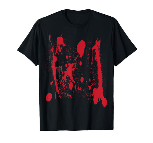 Blood Splatter Halloween Zombie Victim T-Shirt