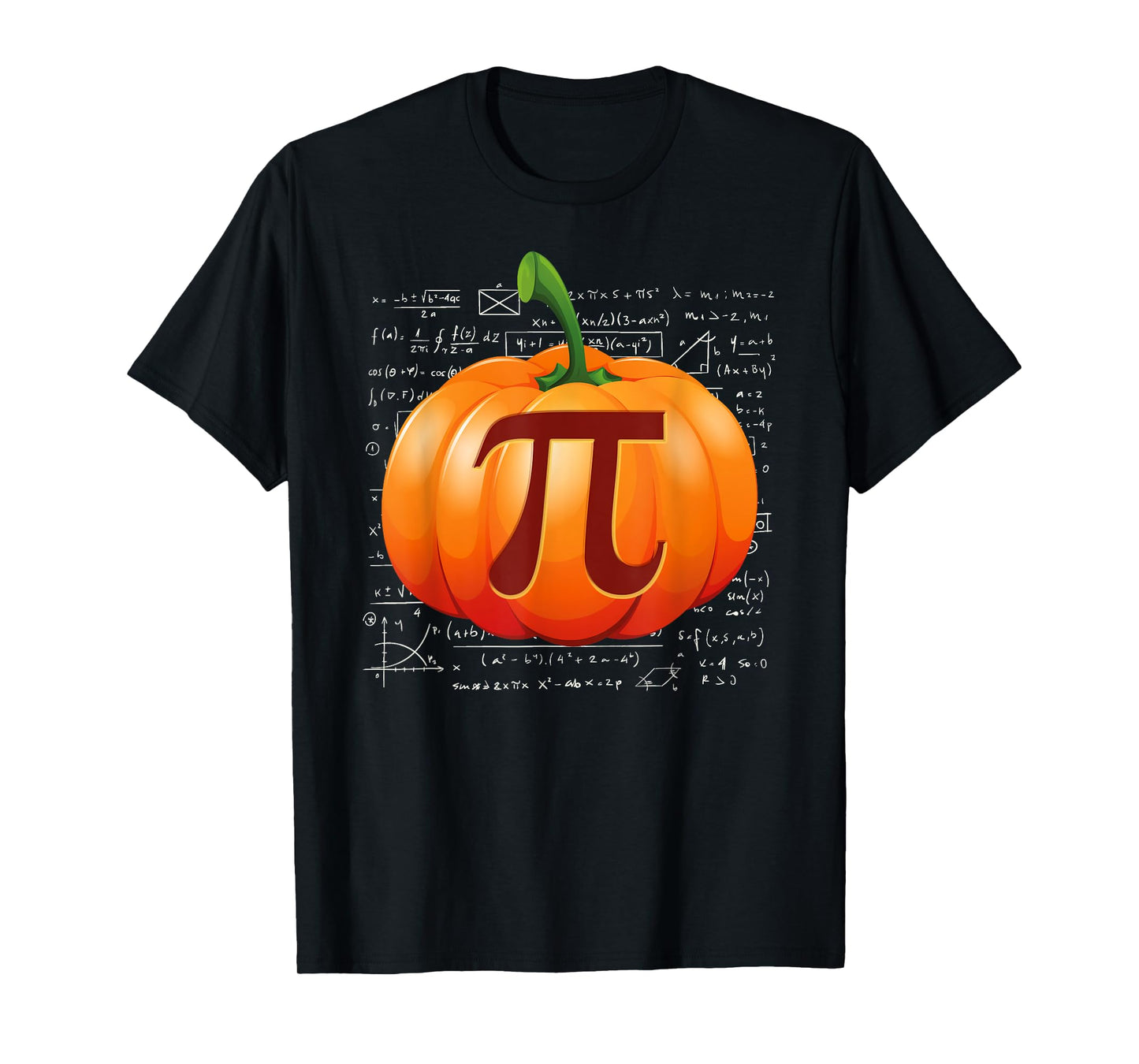 Pumpkin Pie Math I Funny Halloween Thanksgiving Pi Day T-Shirt