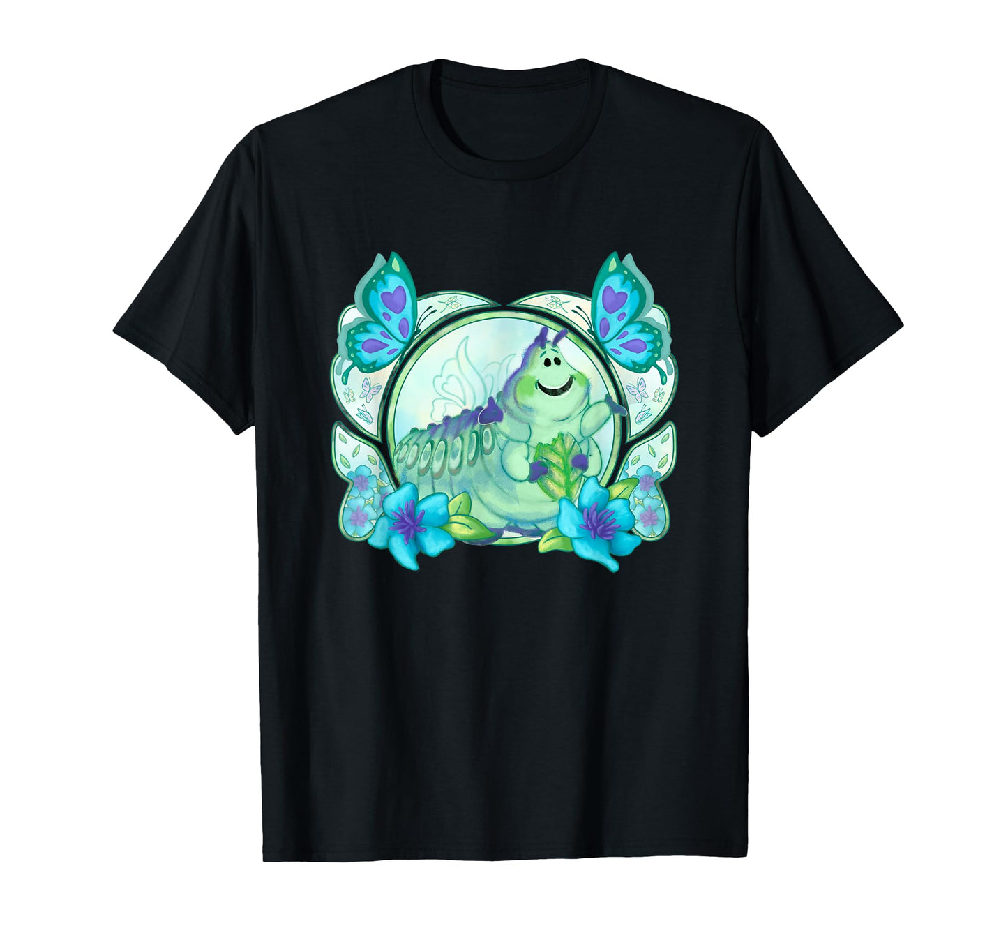 Disney Pixar A Bug's Life Heimlich Watercolor Nouveau Logo T-Shirt