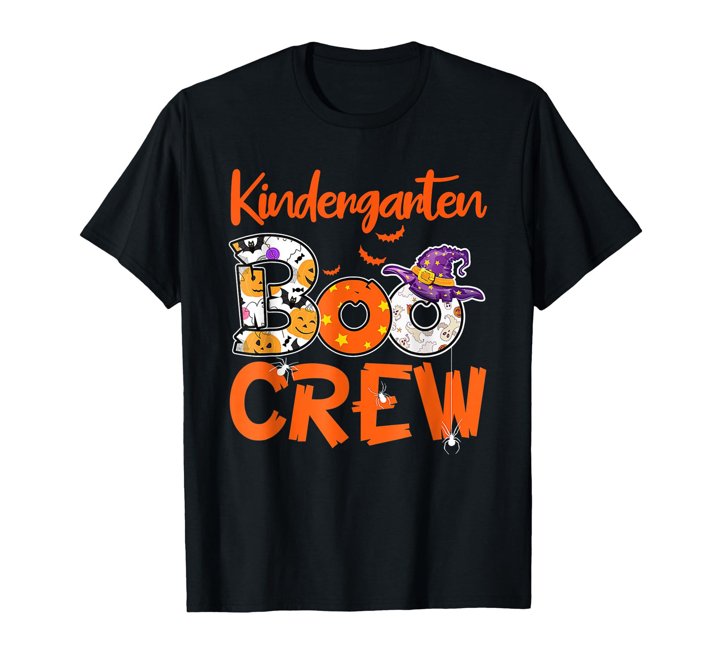 Kindergarten Boo Crew Teachers Students Halloween Costume T-Shirt for Men Women
