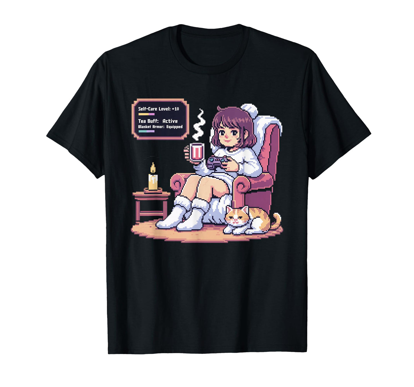 Gaming Girl Selfcare Video Gaming Gamer T-Shirt