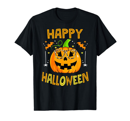 Trick Or Treat Halloween Funny Pumpkin Happy Halloween 2025 T-Shirt