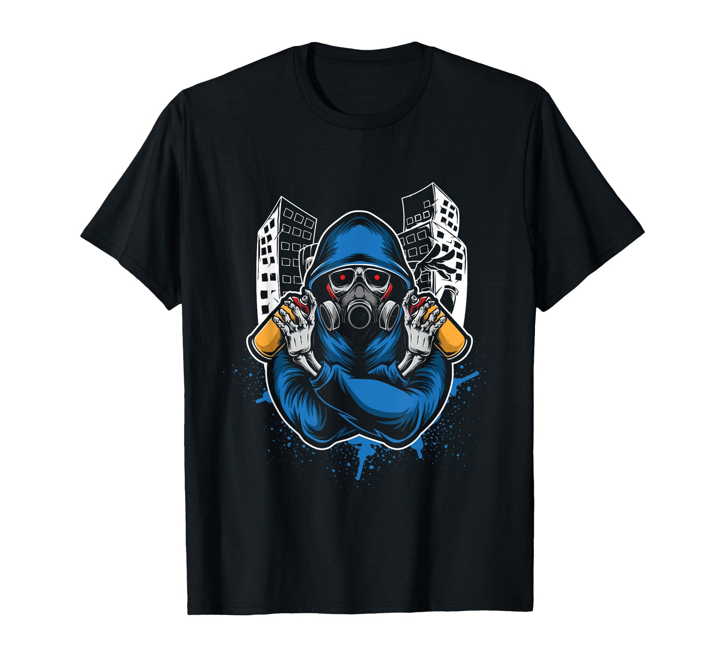 Graffiti Skeleton Spray Can Spray Spray Spray Gift T-Shirt