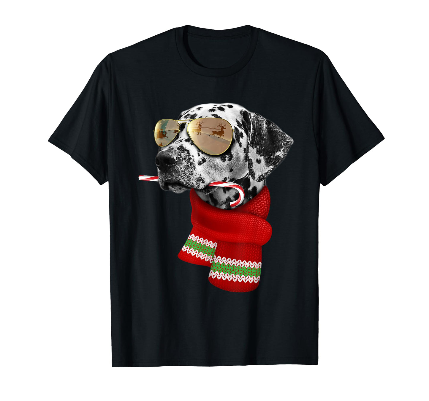 Dalmatian shirt Cute Christmas Gift Dog Lovers Sunglasses T-Shirt