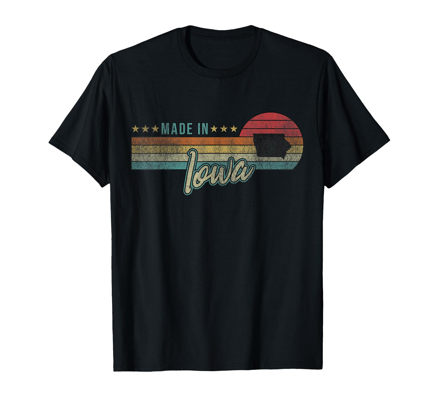 Iowa State Vintage Proud Women Mens Gift T-Shirt