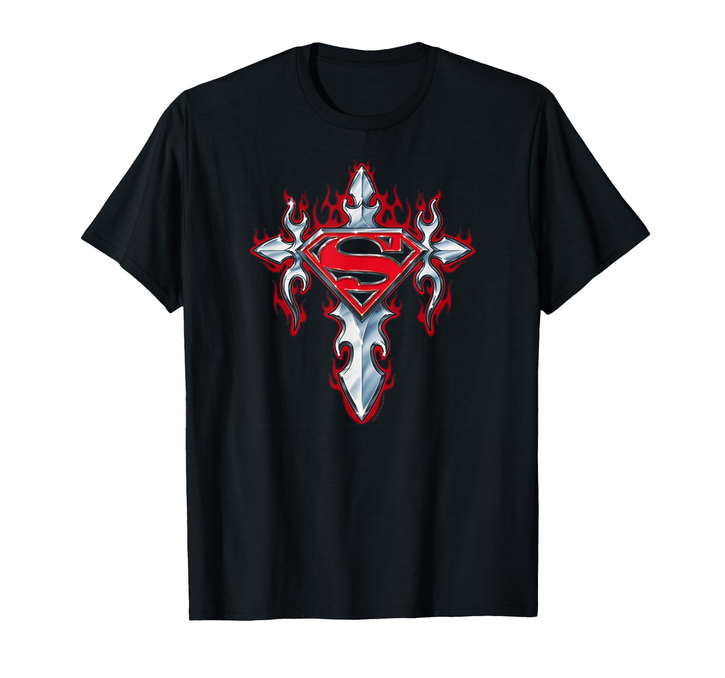 Superman Gothic Steel Logo T-Shirt
