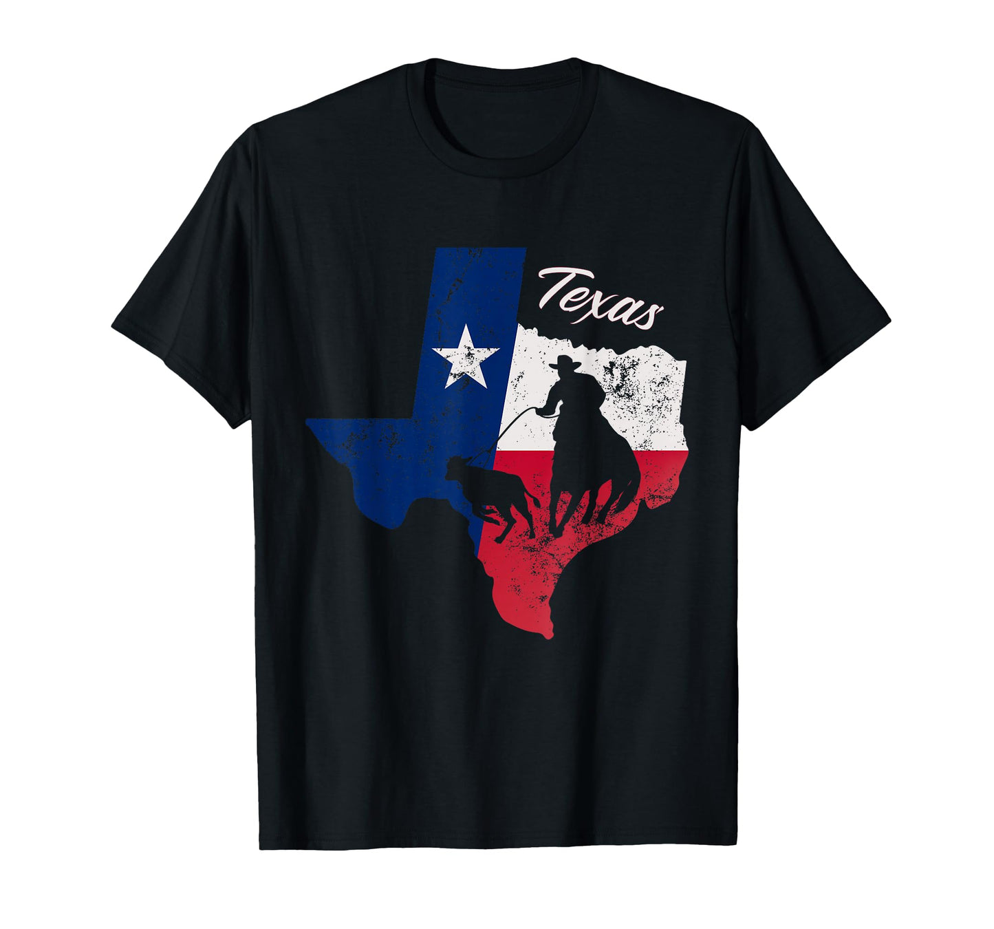 State of Texas Flag Map Distressed - Native Texan TX Classic T-Shirt