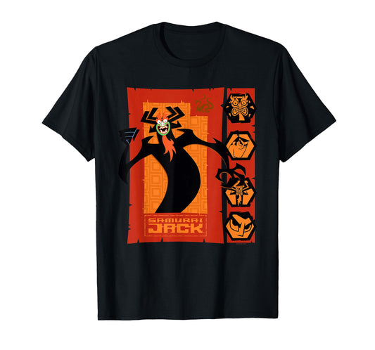 Samurai Jack Aku Close-Up Moods Cartoon T-Shirt
