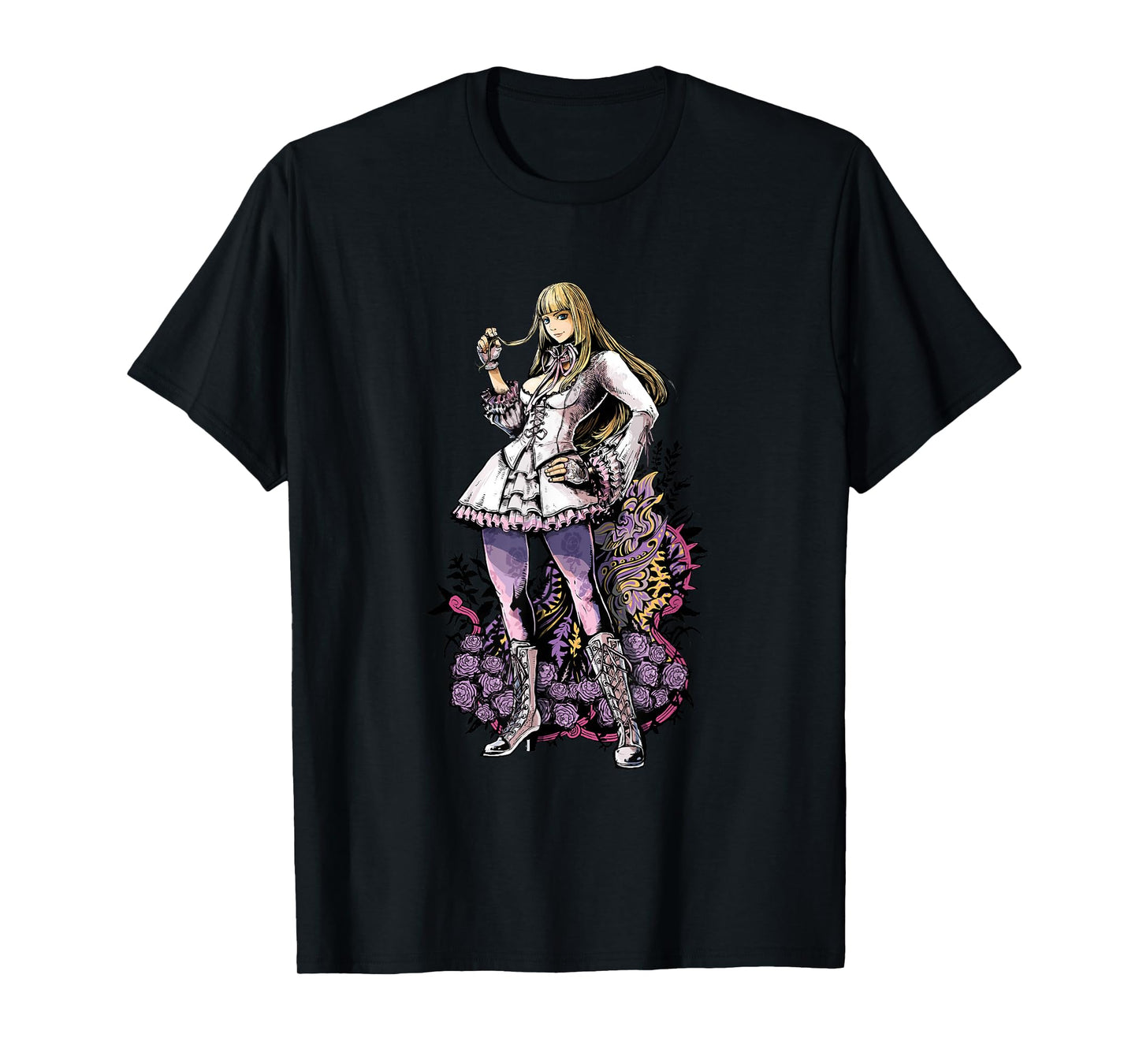 Bandai Namco Entertainment Inc. TEKKEN7 LILI 002 T-Shirt, Small, Black