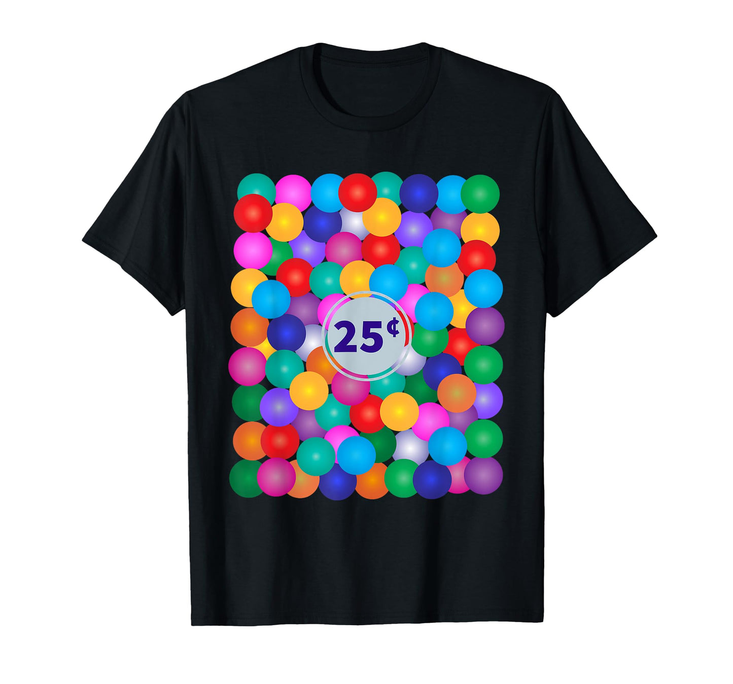 Gumball Machine Costume Candy 25cRainbow Gum Balls Halloween T-Shirt
