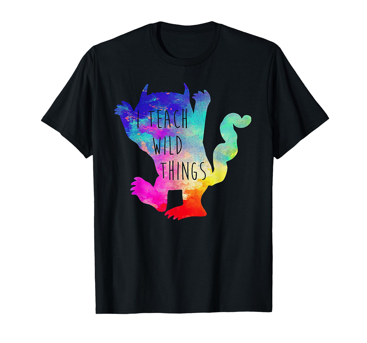 I Teach Wild Things Monster TShirt Funny Halloween Gifts T-Shirt