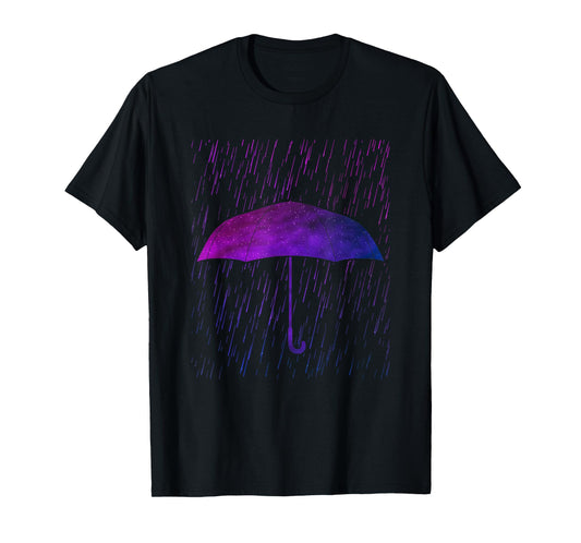 Umbrella Rain Purple Violet Favorite Color T-Shirt