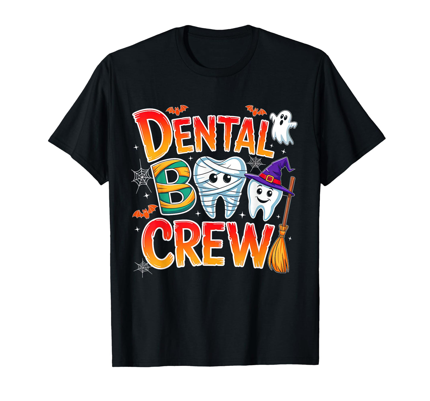 Halloween Dental Boo Crew Dentist Costume Teeth Women Men T-Shirt