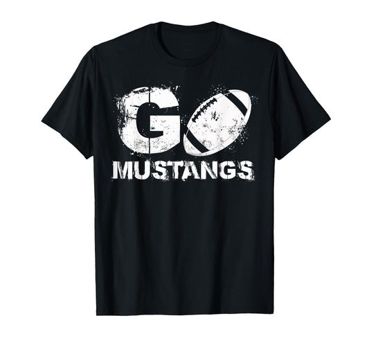 Football Go Mustangs T-Shirt