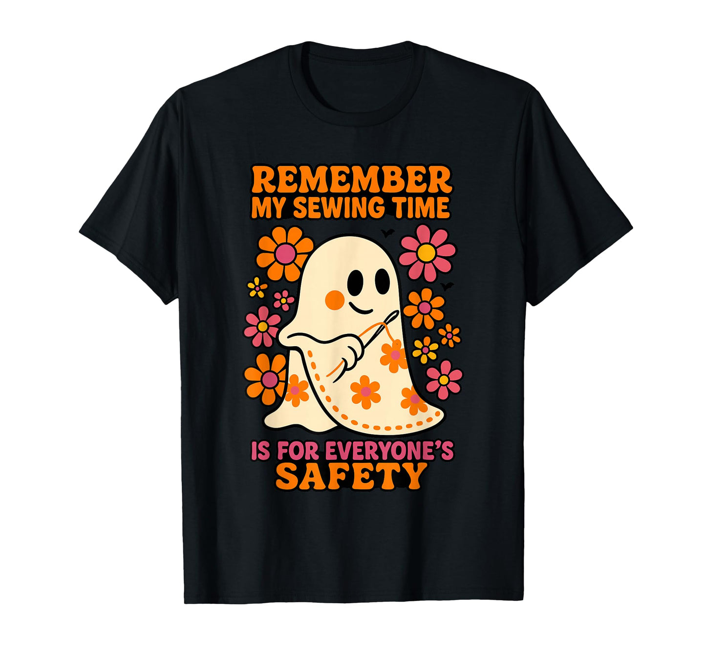 Sewing Ghost Costume for Women, Cute Quilting Halloween T-Shirt