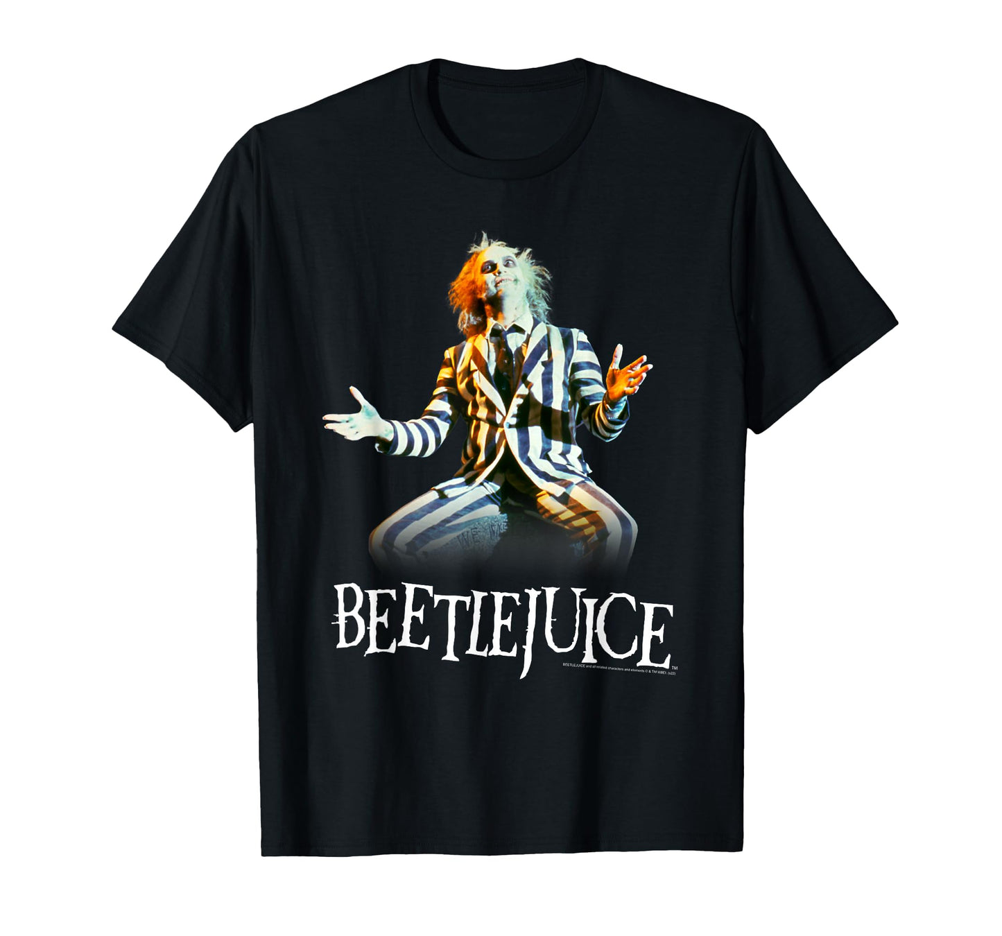 Beetlejuice Sitting Beetlejuice Portrait Movie T-Shirt