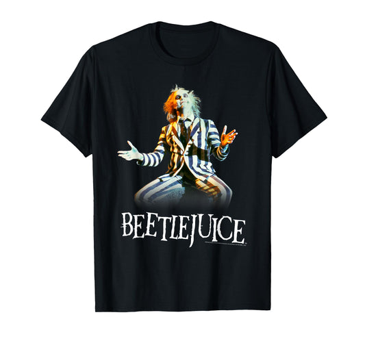 Beetlejuice Sitting Beetlejuice Portrait Movie T-Shirt