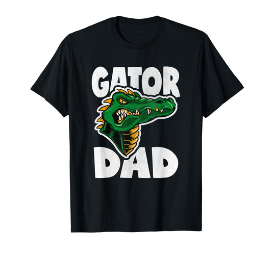 Gator Dad Vintage Retro Monster Alligators Father Men T-Shirt