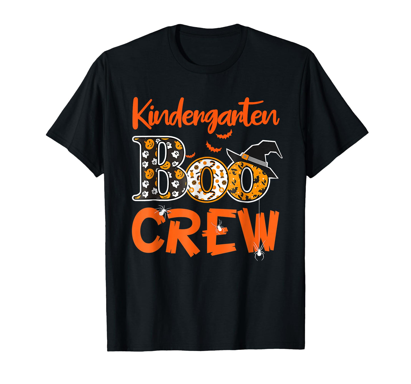 Kindergarten Boo Crew Teachers Students Halloween Costume T-Shirt for Men Women