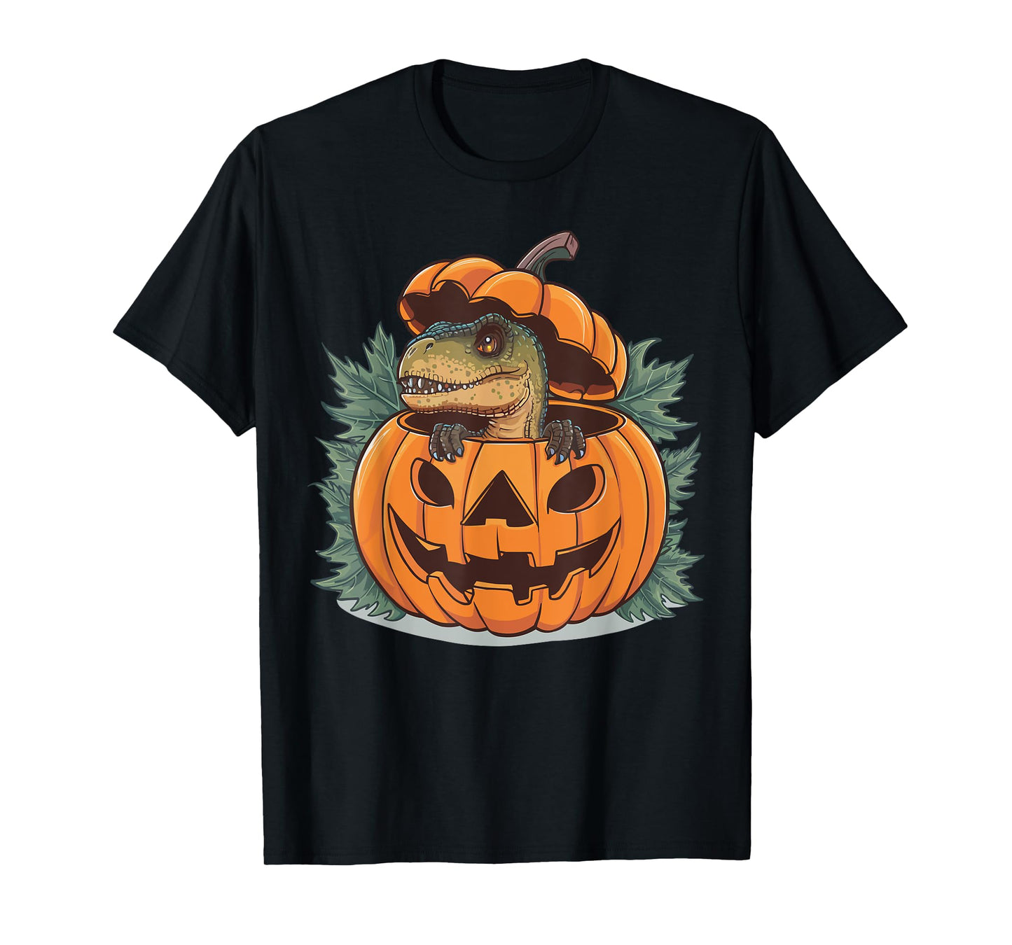 Dinosaur Halloween Spooky Dino Lover Scary Trick Or Treat T-Shirt