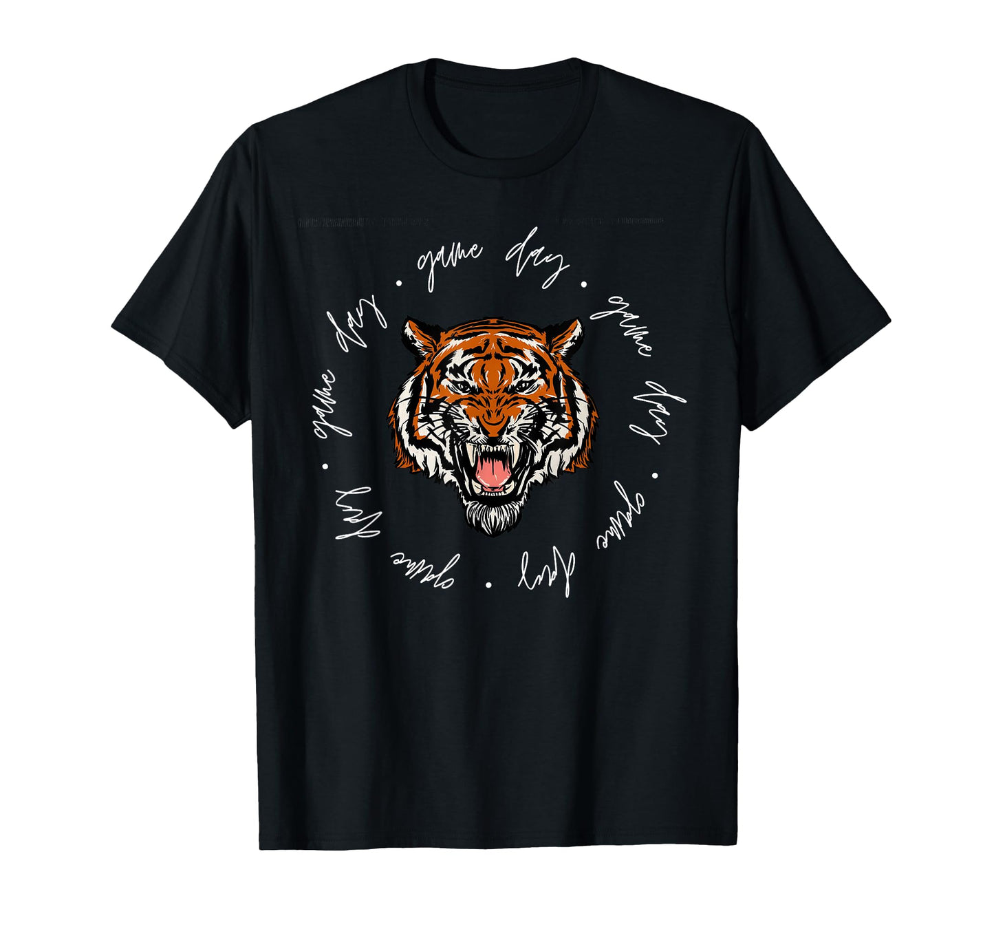 Touchdown American Football Game Day Thanksgiving Tiger Cool T-Shirt