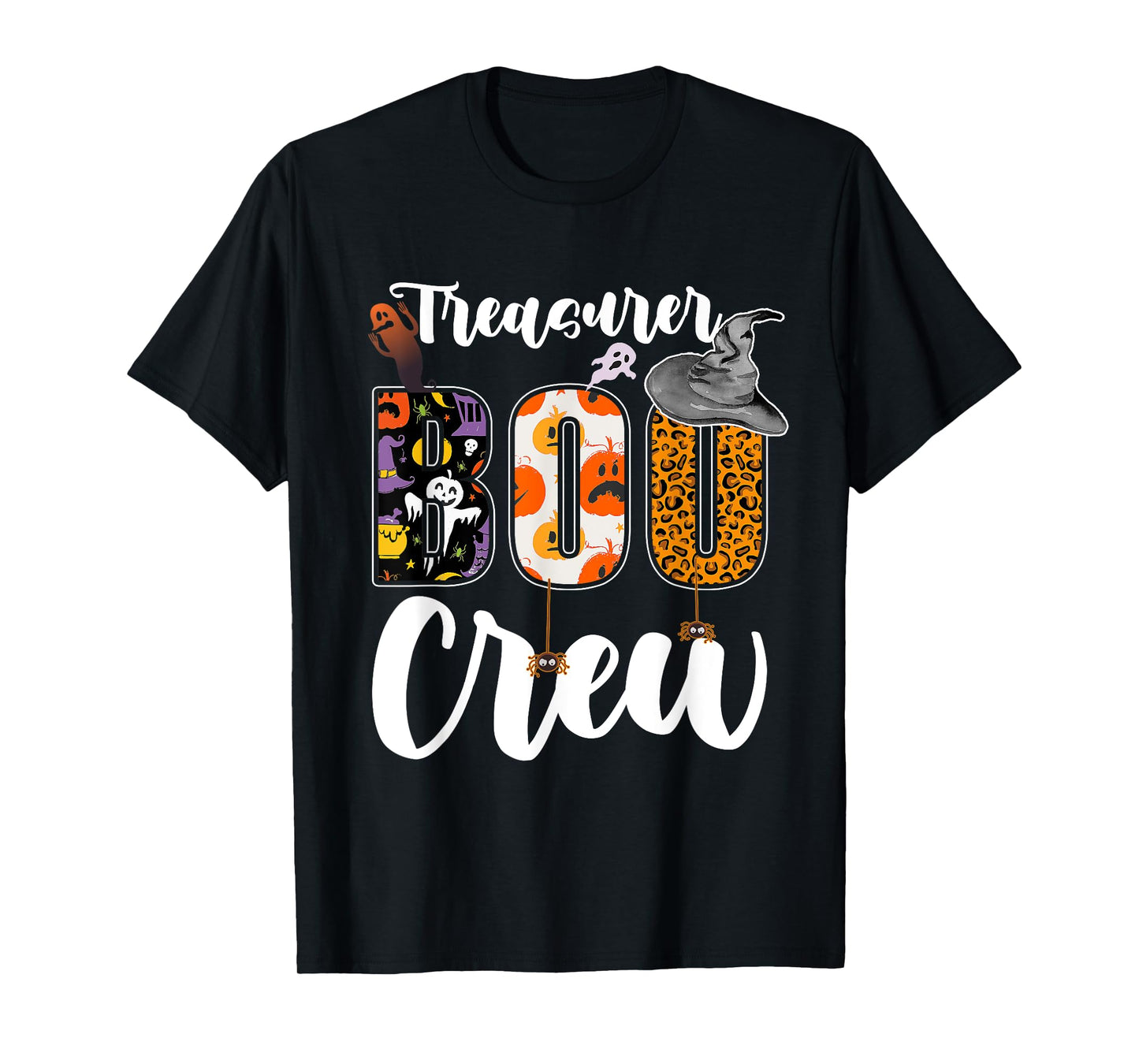 Treasurer Boo Crew Halloween Matching Bursar T-Shirt