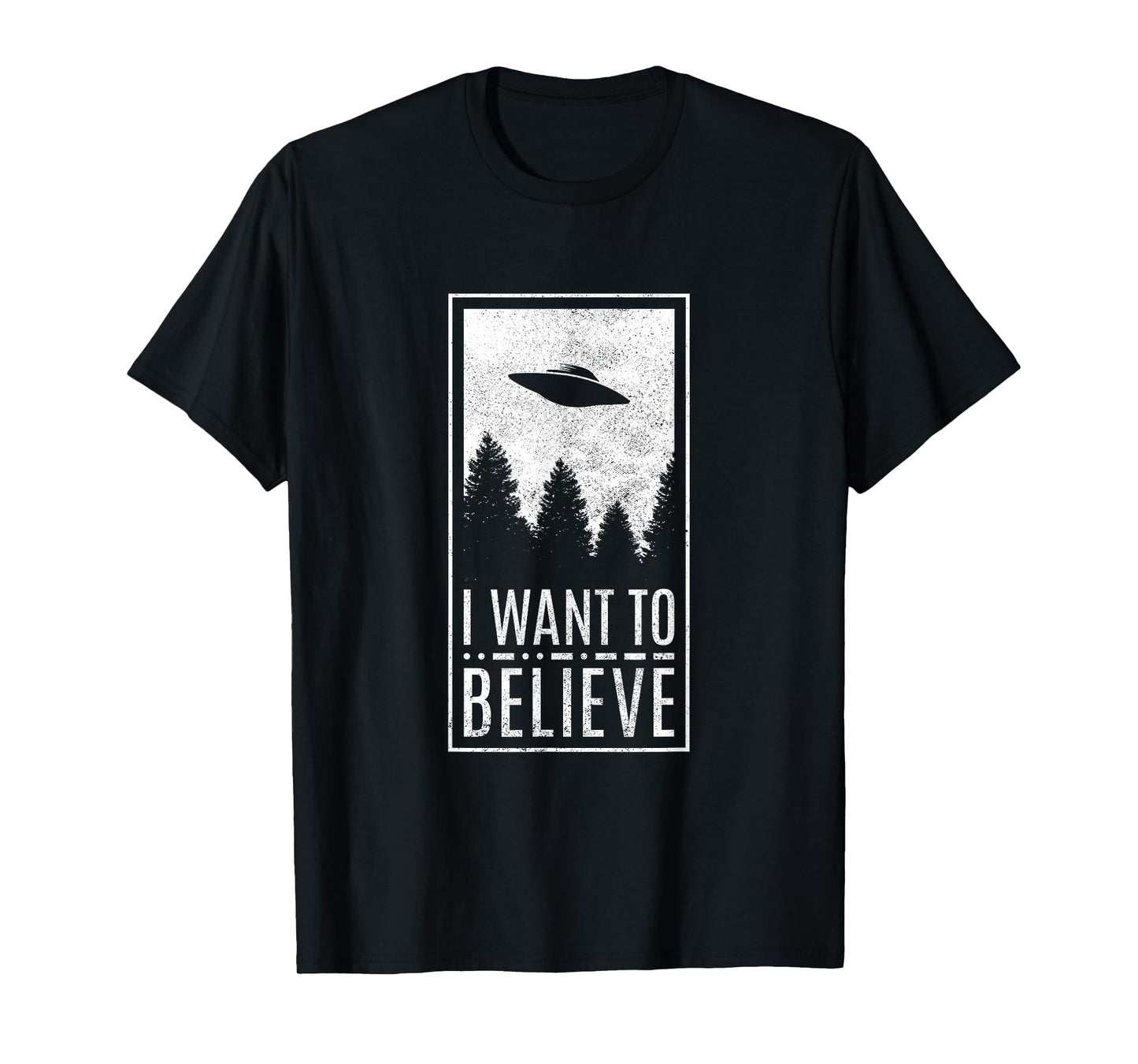 I Want To Believe UFO Alien Conspiracy Believer T-Shirt