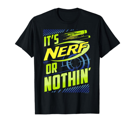 Nerf It's Nerf Or Nothin' Retro Bold Logo T-Shirt