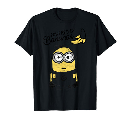 Despicable Me Minions Powered by Bananas Graphic T-Shirt T-Shirt