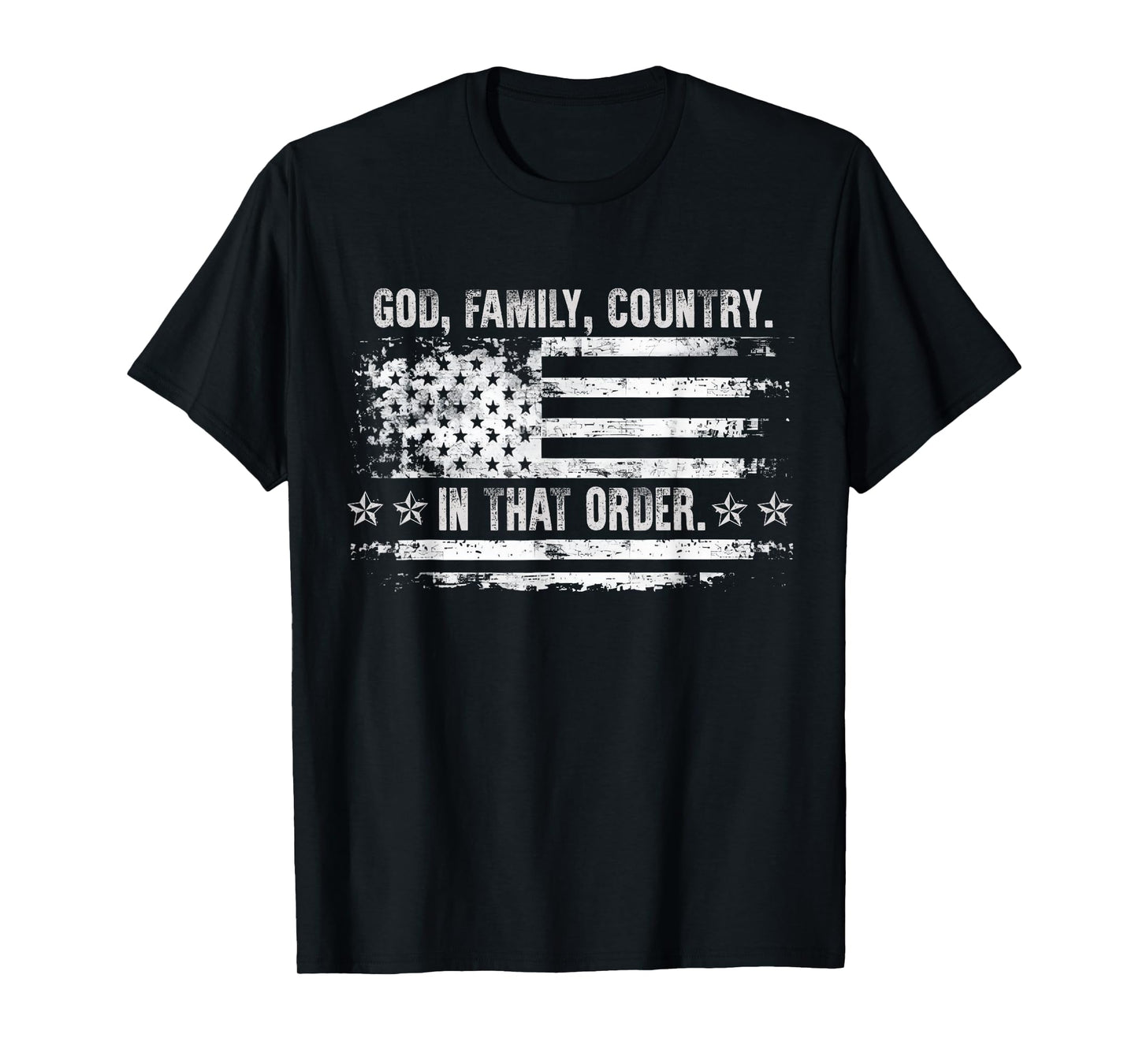 God Family Country Patriotic Faith Pride USA for Supporters T-Shirt