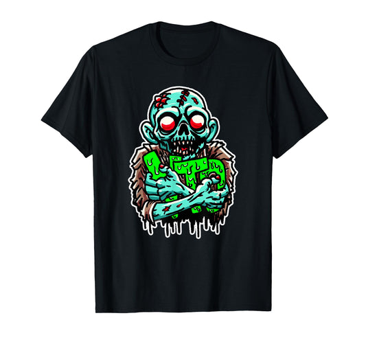 Zombie Coworker Swagazon Associate Amazombie Hugging VTO T-Shirt