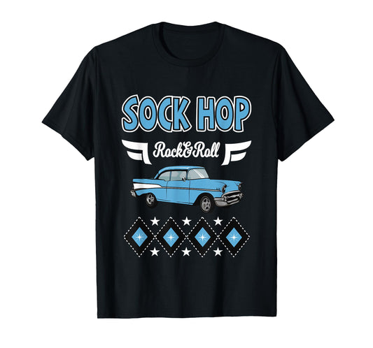 1950s Sock Hop Clothes Vintage 50s Party Rockabilly Doo Wop T-Shirt