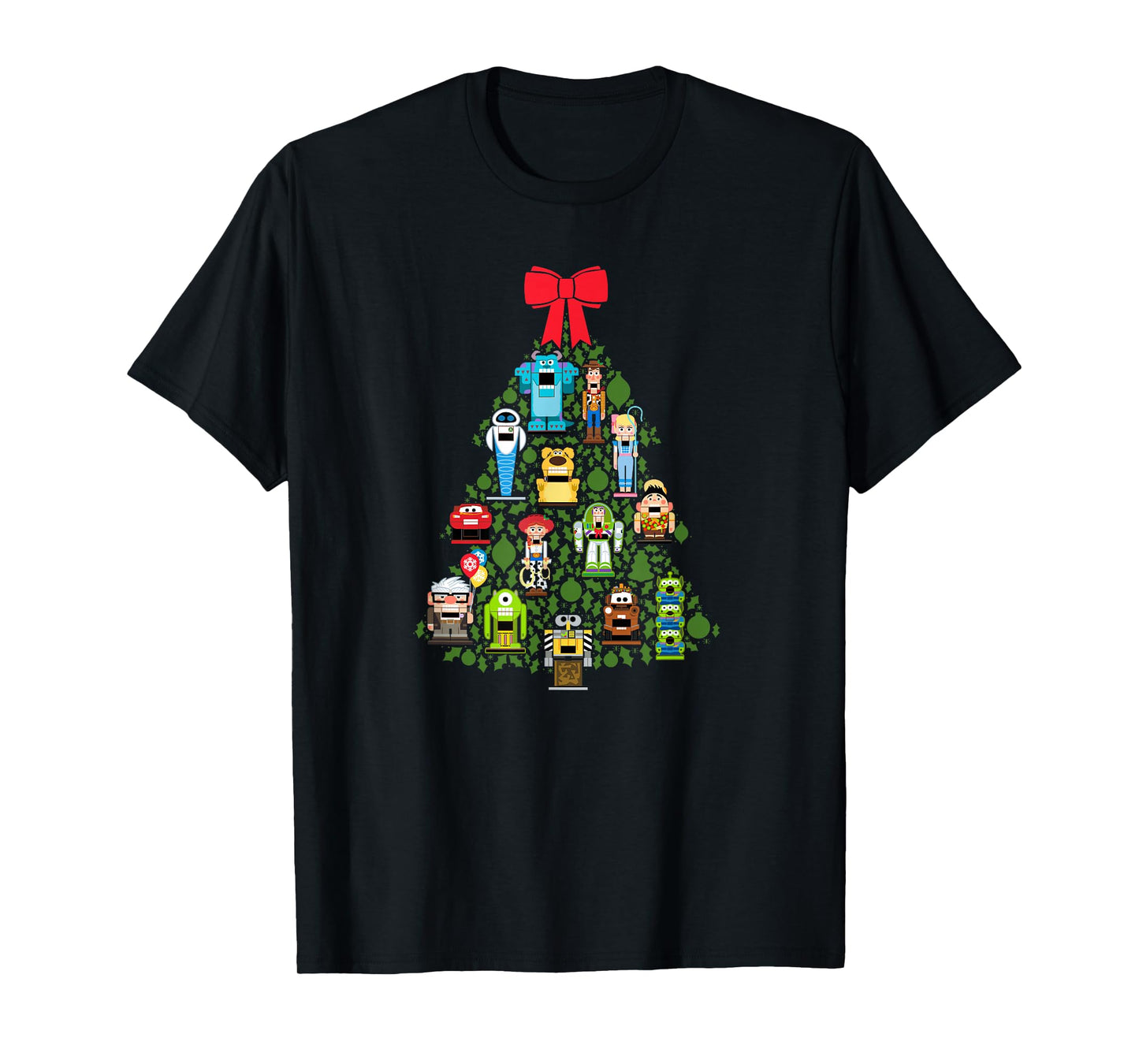 Disney and Pixar Christmas Tree Nutcracker Holiday T-Shirt