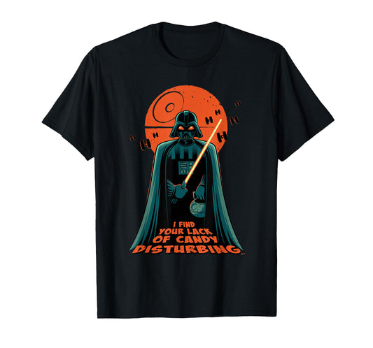 Star Wars Darth Vader Halloween Lack of Candy Disturbing T-Shirt