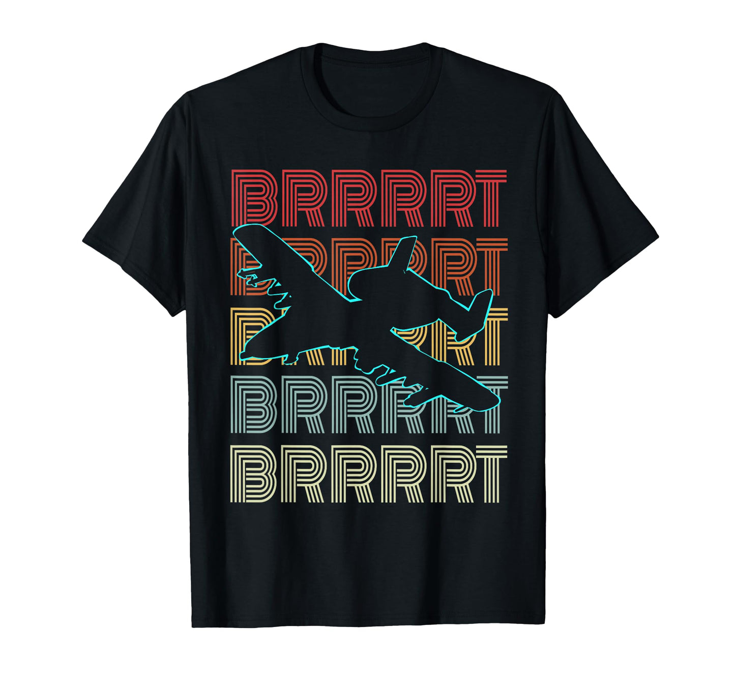 BRRRRT A-10 Warthog Shirt - Vintage Retro Style T-Shirt